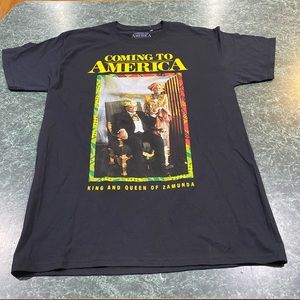 COMING TO AMERICA KING & QUEEN OF ZAMUNDA TEE SZ M